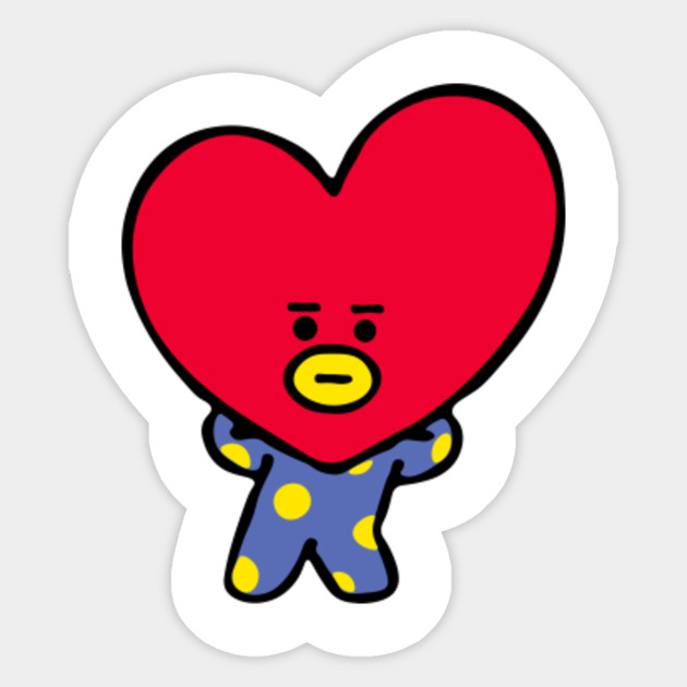  tatabt21 TATA  Bts Bt21  Tata  Pegatina TeePublic MX 